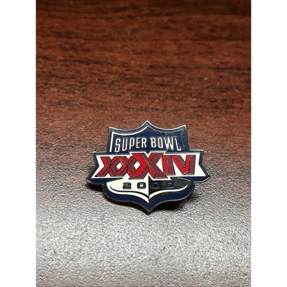Vintage 2000 Super Bowl XXXIV NFL‎ Lapel Hat Pin